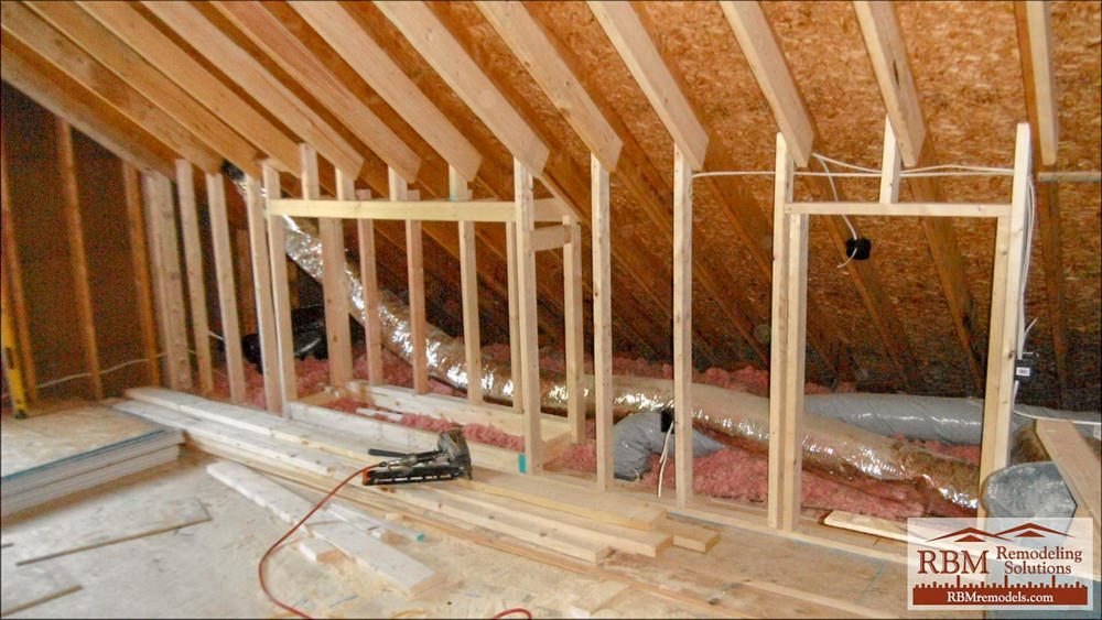 Attic Photos From Start To Finish Rbm Remodeling Solutions Llc